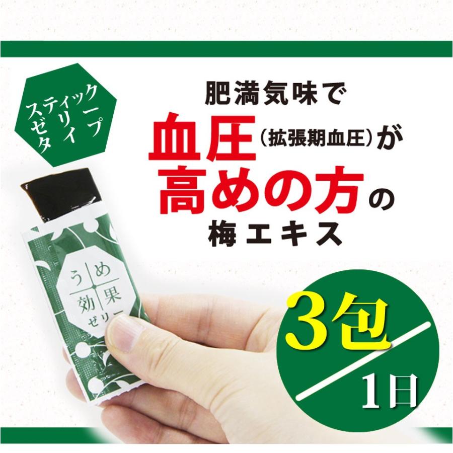 血圧 梅エキス うめ効果 ゼリー 梅効果 サプリ 機能性表示食品 Umekoukajelly 紀州の梅酒 日本酒の通販 長久庵 通販 Yahoo ショッピング