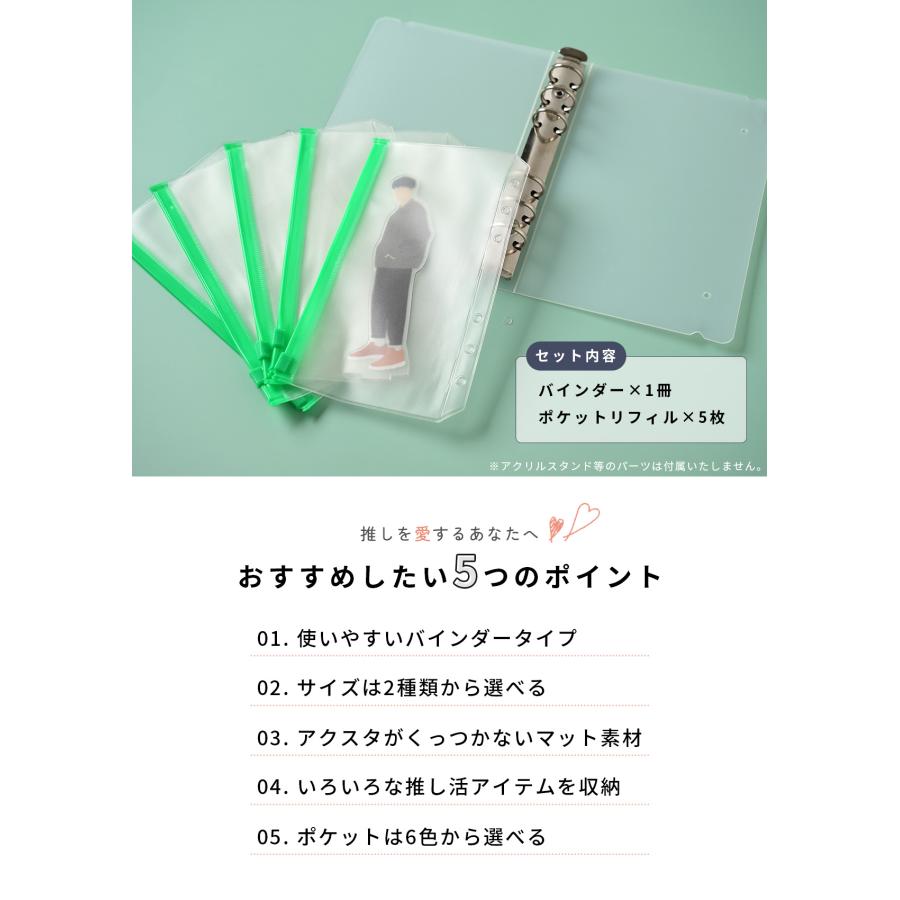 推し活 アクスタケース 持ち運び 大きめ L アクスタ 収納