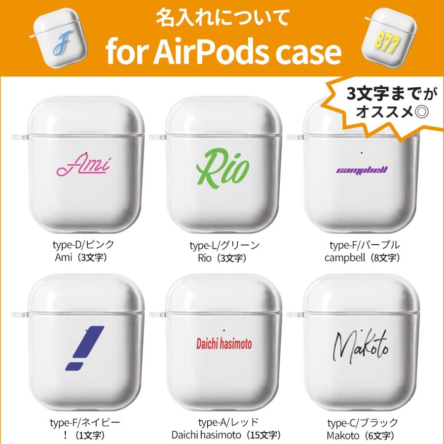 Airpods ケース 韓国 おしゃれ カバー かわいい クリア ハードケース アップル エアーポッズ イヤホンケース 保護カバー 収納カバー Apple イニシャル Airpods Clear 名入れスマホケースのチョモランマ 通販 Yahoo ショッピング