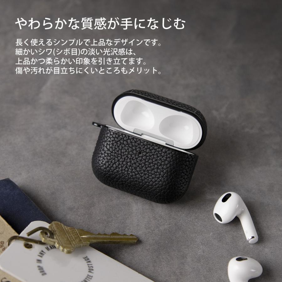 AirPods 3 ケース Airpods 第3世代 専用カバー 黒　ブラック AirPods (第3世代) 対応 レザーケース | オリジナル商品,オーディオ