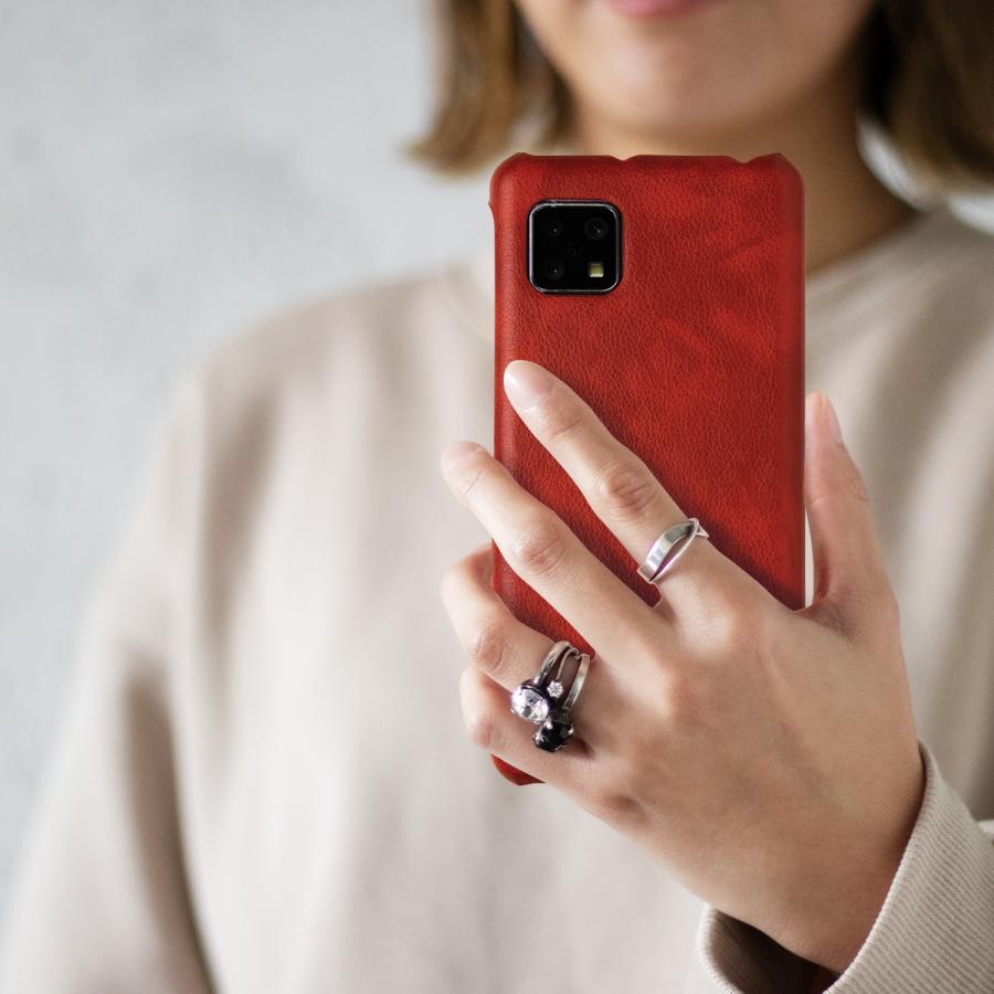 AQUOS sense4 ケース カバー secse5G lite basic A003SH レザーハード