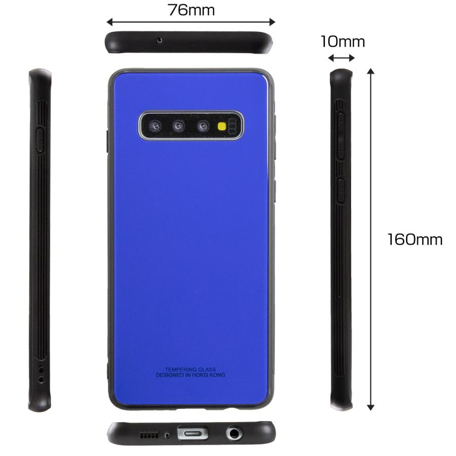 Galaxy S10+ ケース カバー スマホケース おしゃれ かっこいい 背面9Hガラスケース ギャラクシー エステンプラス docomo au SC-04L SCV42 ガラスケース｜chomolanma｜11