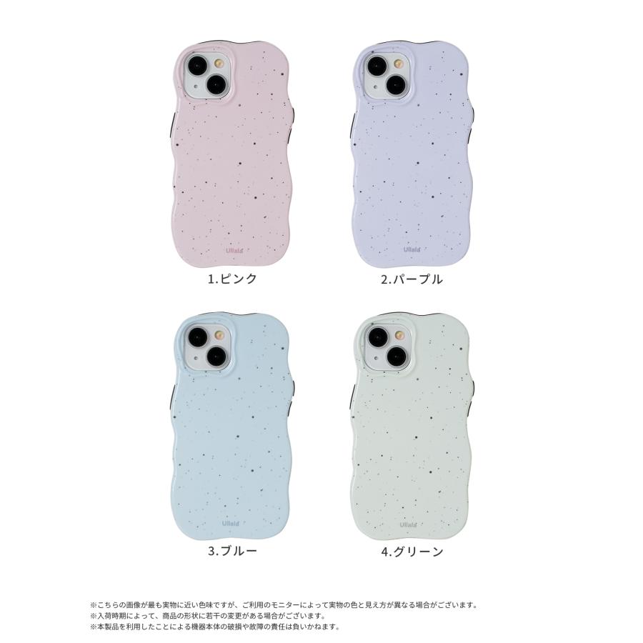 iPhone15plus ケース うねうね ウェーブ パープル 可愛い 韓国 楽天市場】うねうね クリア iphone15 ケース（カラーパープル