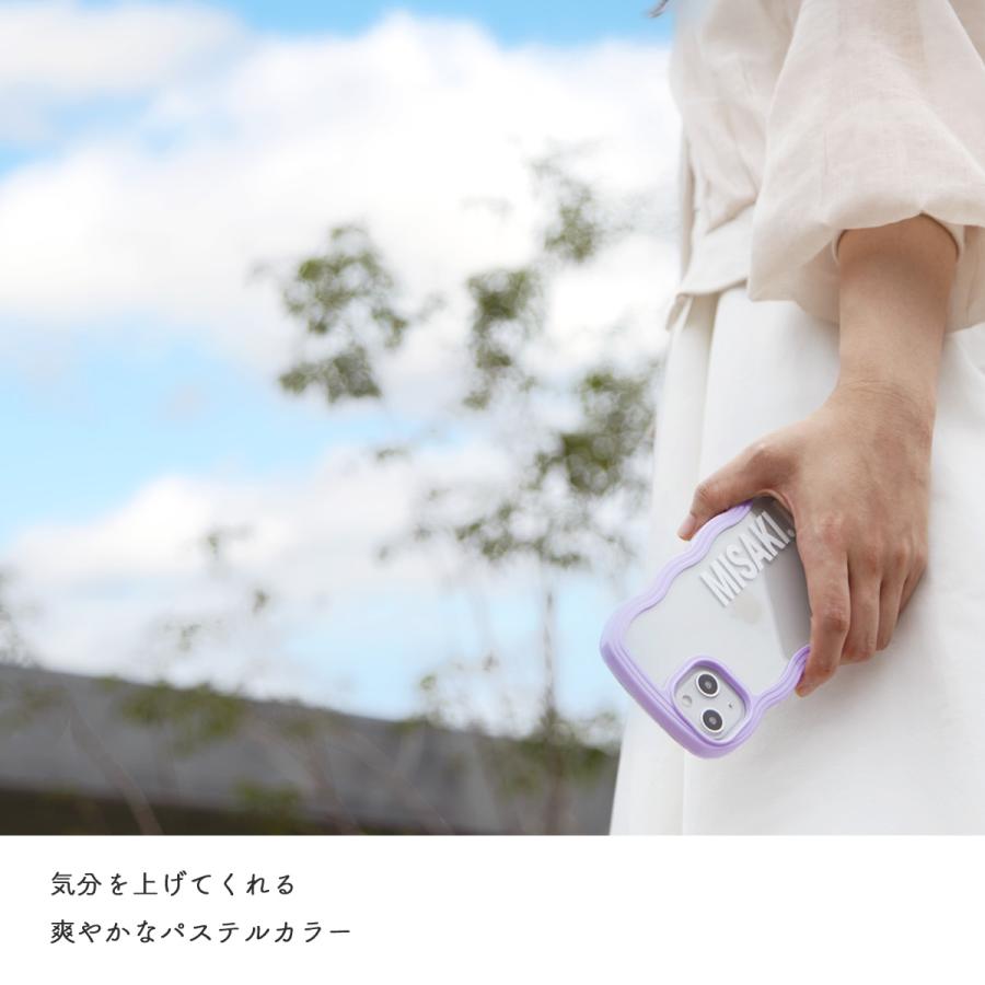 iPhone15 iPhone14 iPhone13 iPhone13 pro iPhone12 iPhoneSE ケース スマホケース 韓国 推し活 クリアケース かわいい おしゃれ 人気 透明 ウェーブ | CASEPHOLIC | 08