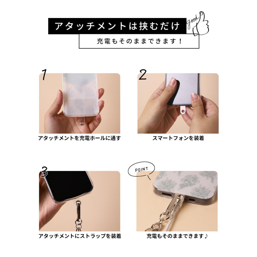 スマホ ショルダーストラップ ニュアンスカラー ストラップ 携帯ケース