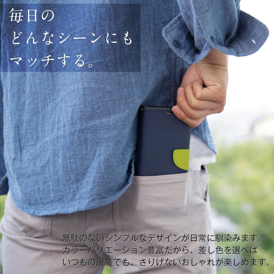 OPPO A5 2020 ケース 手帳型ケース ネイビー 手帳型 カバー