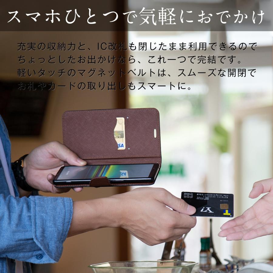 OPPO A5 2020 ケース 手帳型ケース ネイビー 手帳型 カバー