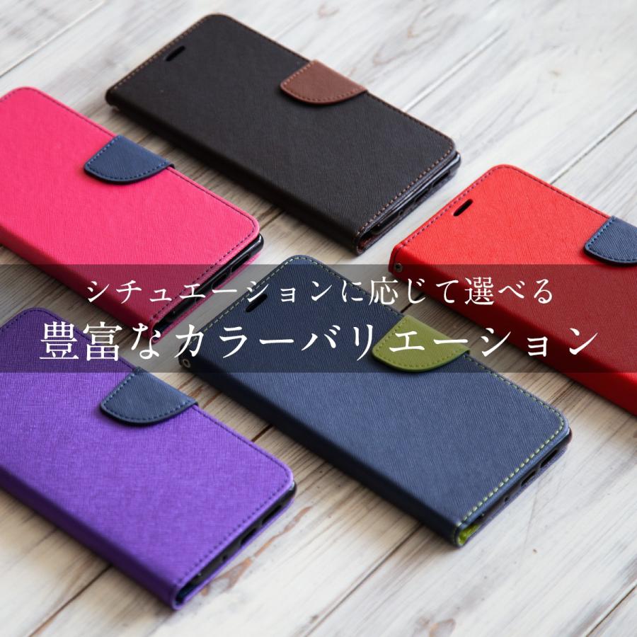 OPPO A5 2020 ケース 手帳型ケース ネイビー 手帳型 カバー
