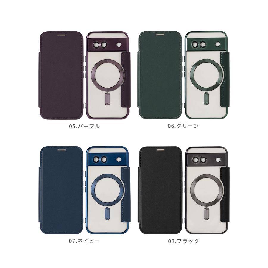 google pixel 9a 8a 7a ケース 手帳型 かわいい magsafe ワイヤレス