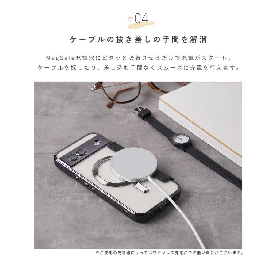 google pixel 9a 8a 7a ケース 手帳型 かわいい magsafe ワイヤレス