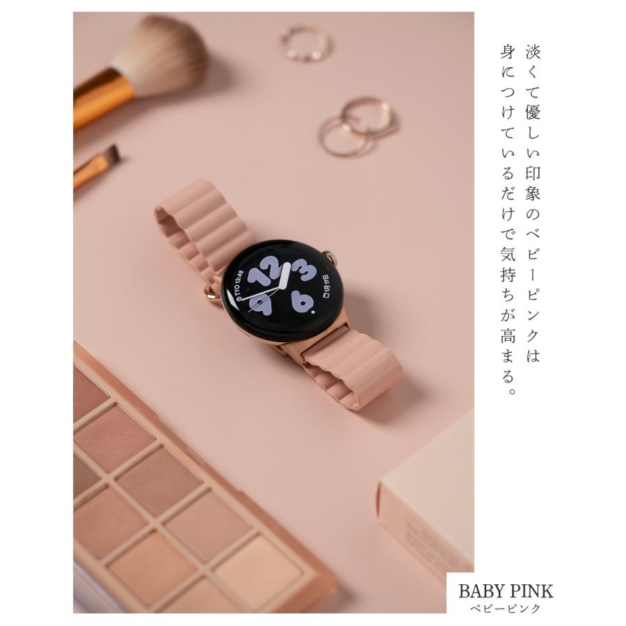 ピクセルウォッチ 4 3 2 バンド Pixel Watch 4 3 2 バンド 付け替え ベルト レザー マグネット ループ グーグル 交換ベルト おしゃれ かわいい レディース 女性 |  | 18