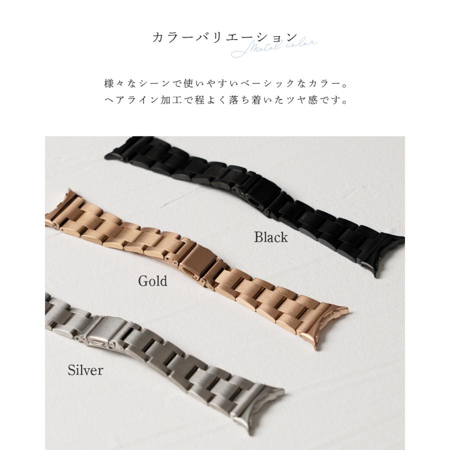 ピクセルウォッチ Pixel Watch バンド 付け替え ベルト ステンレス メタル ピクセル グーグル ウオッチ 交換ベルト ソフトバンク softbank au レディース 女性｜chomolanma｜05