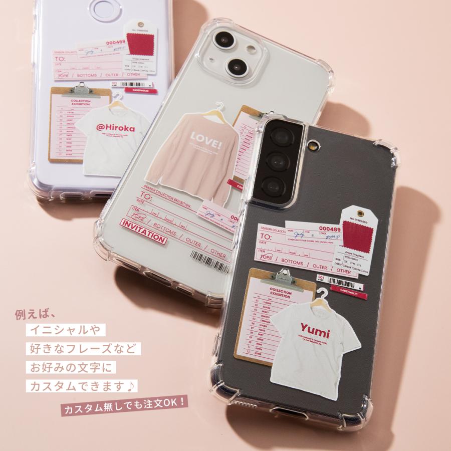 xperia ace iii ケース 5 iv ケース 5 iii スマホケース 携帯ケース アンドロイド携帯カバー スマホカバー 韓国 かわいい 透明ケース オーダーシート おしゃれ | CASEPHOLIC | 15