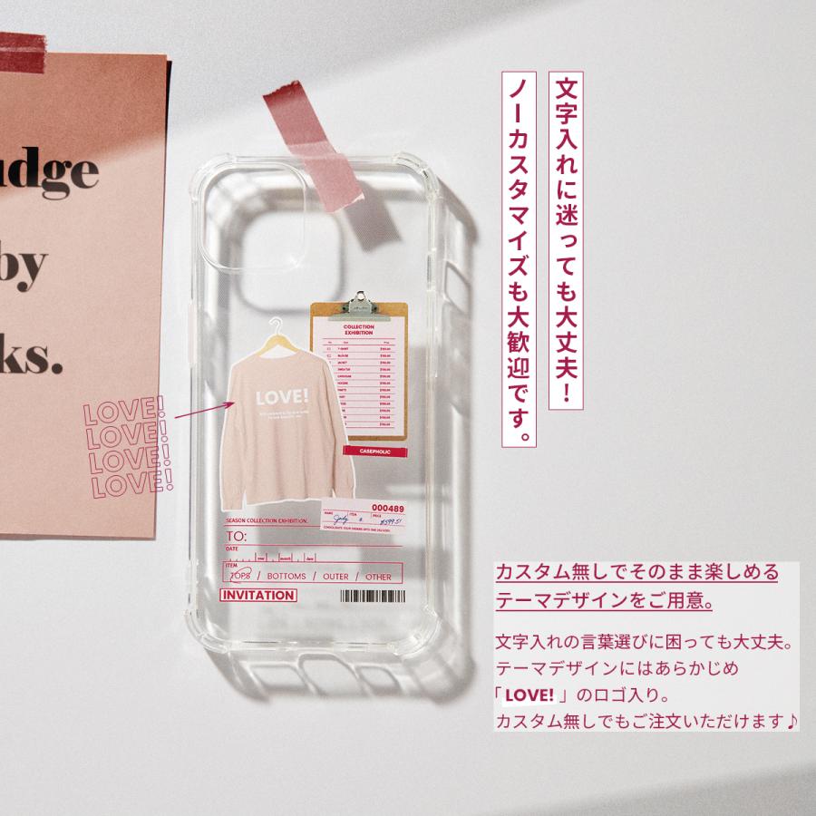 xperia ace iii ケース 5 iv ケース 5 iii スマホケース 携帯ケース アンドロイド携帯カバー スマホカバー 韓国 かわいい 透明ケース オーダーシート おしゃれ | CASEPHOLIC | 17