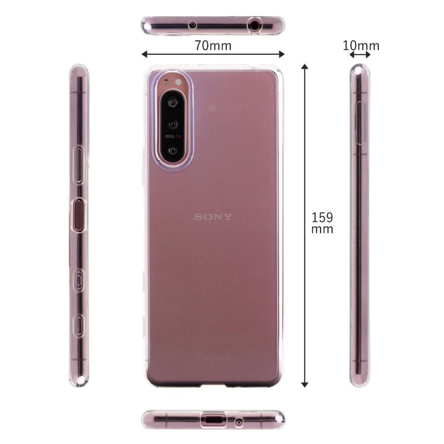 Xperia 5 II カバー ケース 韓国 SO-52A SOG02 A002SO TPU クリア