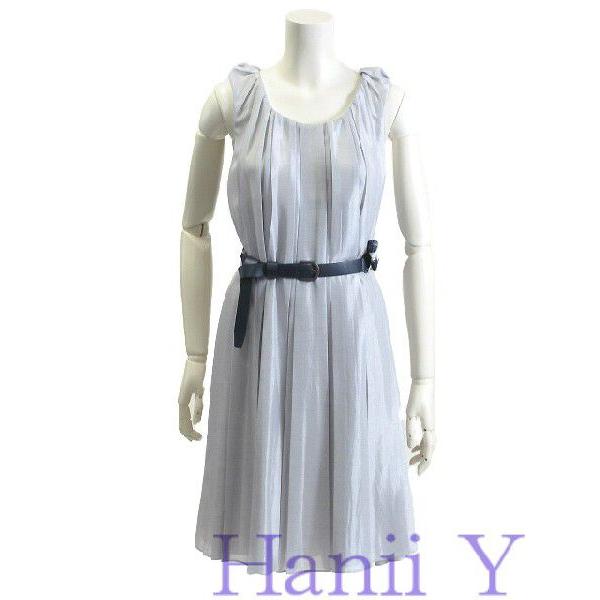 海外正規品 Hanii Y ワンピース サイズ 38 7号 ノースリーブ シルバー 銀 レディース ワンピース 速達メール便送料無料 Www Skylanceronline Com