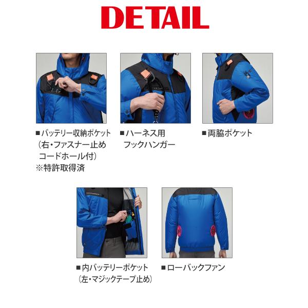 BURTLE（バートル） AC1194 空調服 エアークラフト ACベスト ユニ