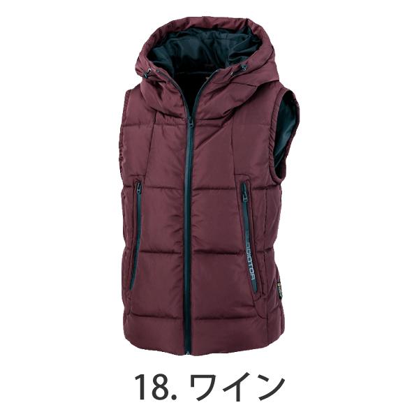 当日出荷】在庫限り G-4099 ダウンベスト フーディ― カジュアル 作業着
