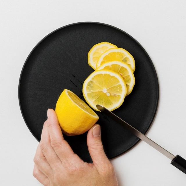 CHOPLATE (174mm) BLACK チョップレート まな板になるお皿 まな板 食洗