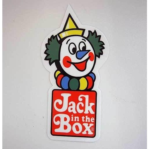 Jack in the Box ジャックインザボックス ステッカー : アメリカン雑貨