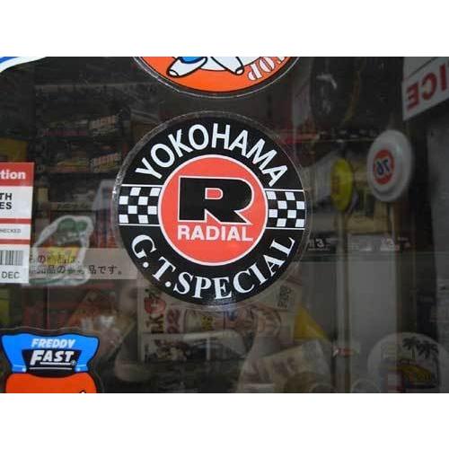 YOKOHAMA GT SPECIAL スチールラジアル 看板 ヨコハマタイヤ ステッカー G.T.SPECIAL YOKOHAMA TIRE 世田谷ベース