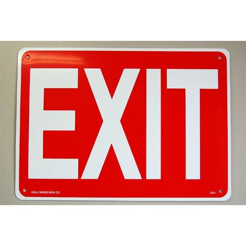 プラスチック看板 EXIT 出口 CA-1 サインボード ガレージ雑貨 プラスチック看板 EXIT 出口 CA-1 サインボード ガレージ雑貨