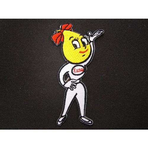 ESSO 看板 エッソ ハッピーモーニング 34cm ガレージ 世田谷ベース 新品 ESSO BOY エッソボーイ エンボス メタルサイン 看板 UNIFLO