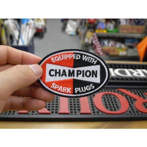 CHAMPION SPARK PLUGS オーバル レーシング ワッペン #426