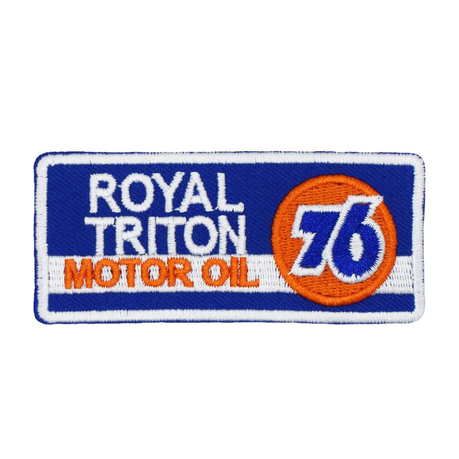 ワッペン #322 ROYAL TRITON 76 長方形 レーシングワッペン アメリカン