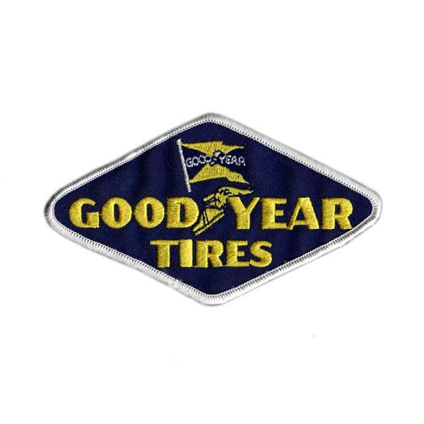 ワッペン GOOD YEAR (11.5x6.5cm) 手芸 モーター ヴィンテージ US