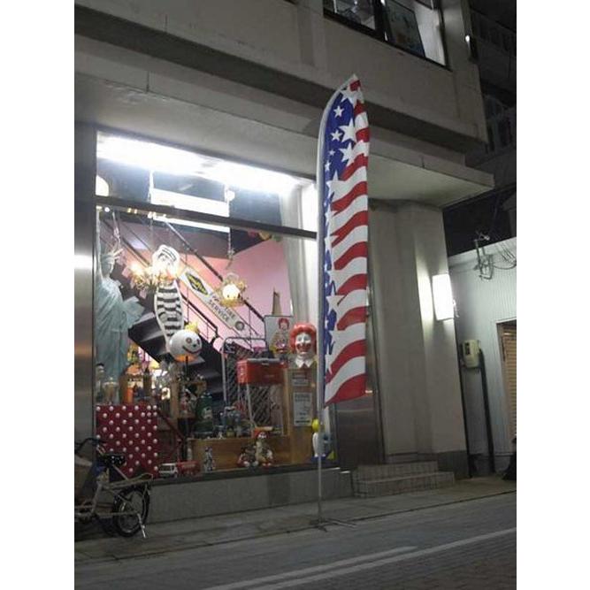 のぼり 星条旗 企業用フラッグ タイヤスタンドキット アメリカ雑貨