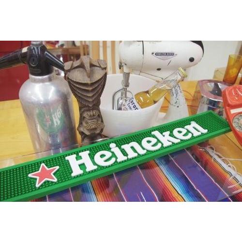 BARマット [Heineken] 53×9×1cm / ハイネケン バーマット ビール BAR 