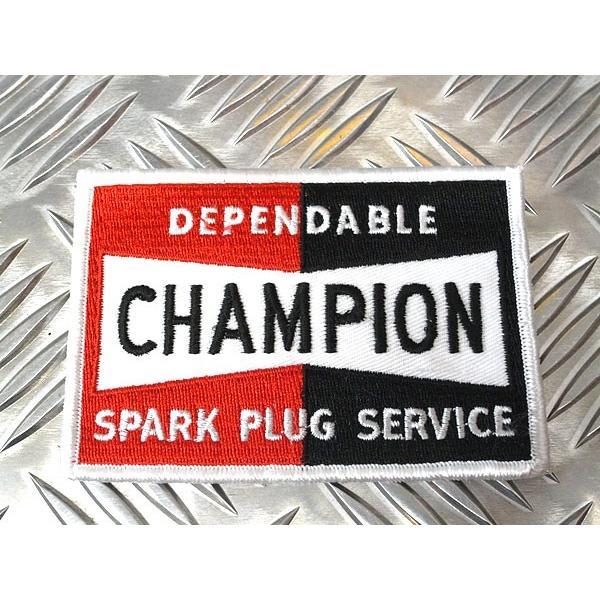 CHAMPION PLUG ワッペン チャンピオン プラグ アメリカ雑貨 アメリカン