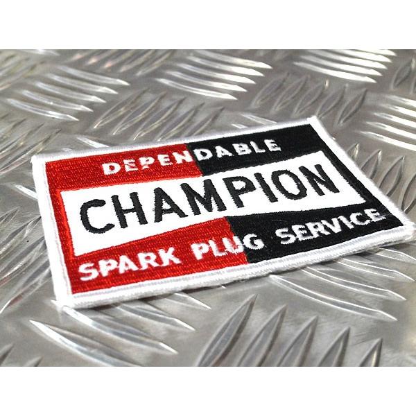 CHAMPION PLUG ワッペン チャンピオン プラグ アメリカ雑貨 アメリカン