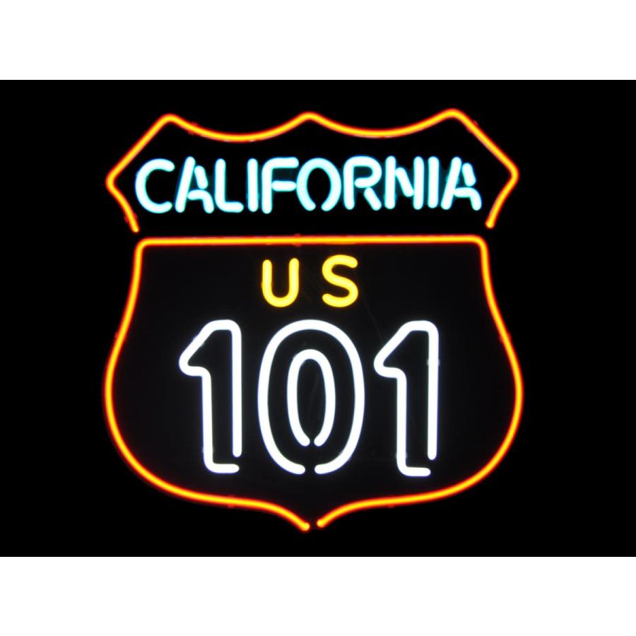 ネオンサイン カリフォルニア CALIFORNIA 101 ネオン管 ネオンライト 店舗照明 ガレージ アメリカン雑貨