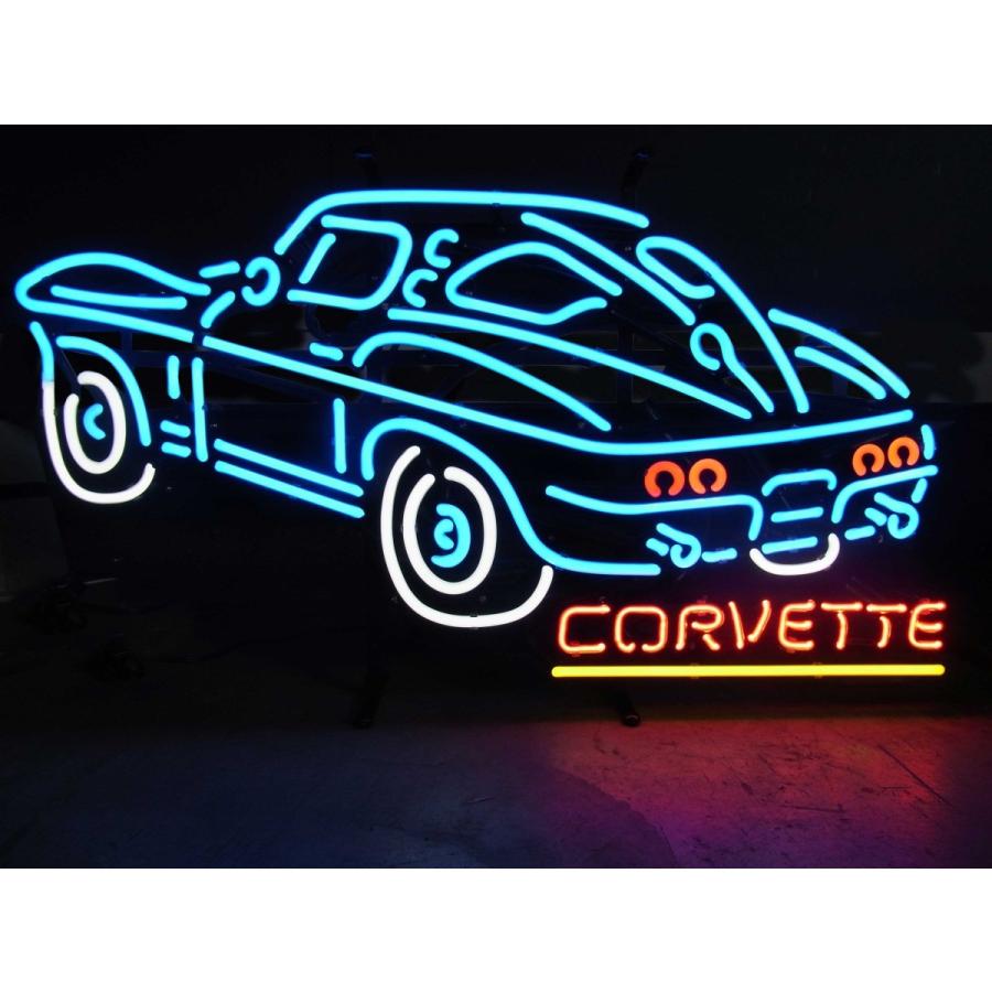 ネオンサイン コルベット New Corvette ネオン管 ネオン管 屋外照明 ネオンライト 店舗照明 ガレージ Corvette アメリカン雑貨