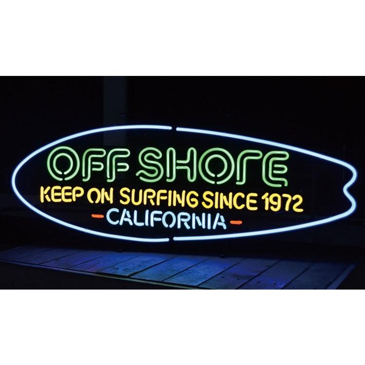 ネオンサイン オフショア サーフィング OFF SHORE 屋外照明 SURFING ネオン管 ネオンライト ネオンライト