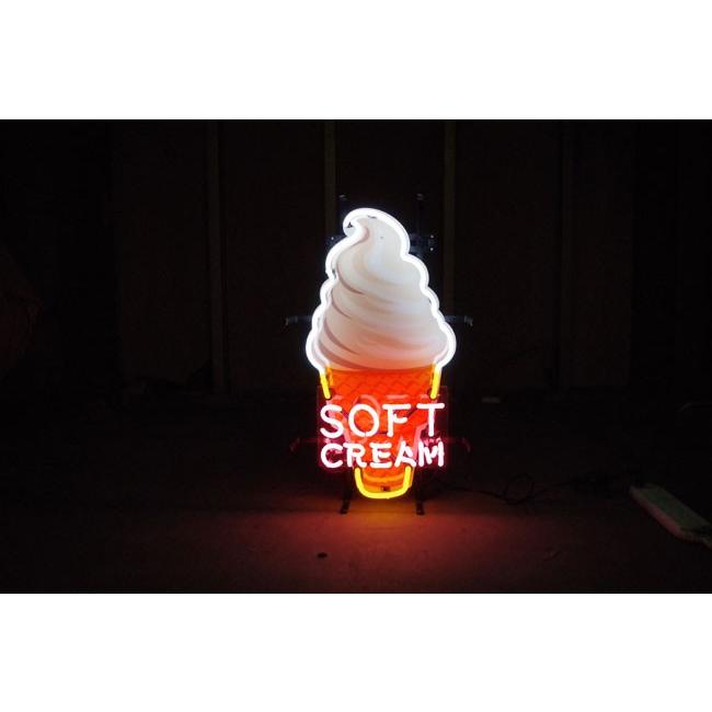 正規品】ネオンサイン ソフトクリーム ネオン管 NEON CREAM SIGN SOFT