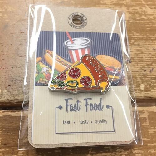 PIZZA ピザ ピンズ ピンバッジ ジャンクフード LAPEL PIN : アメリカン