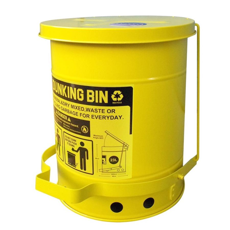 ダストビン DUNKING BIN アメリカン インダストリアル ゴミ箱 イエロー 黄色 : 3354 : CHOPPERS - 通販 -  Yahoo!ショッピング