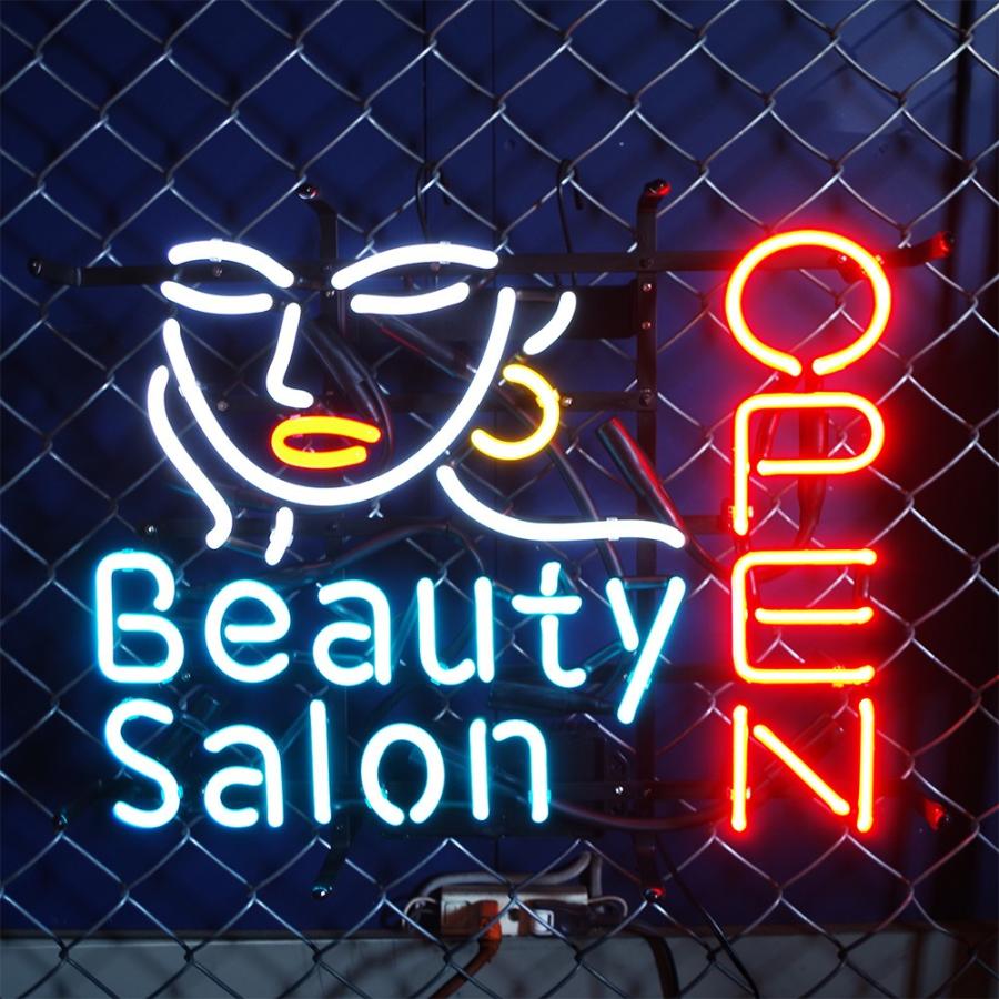 ネオンサイン ビューティーサロン BEAUTY SALON 美容室 ネオン管 ネオンライト 店舗用 3395CHOPPERS 通販