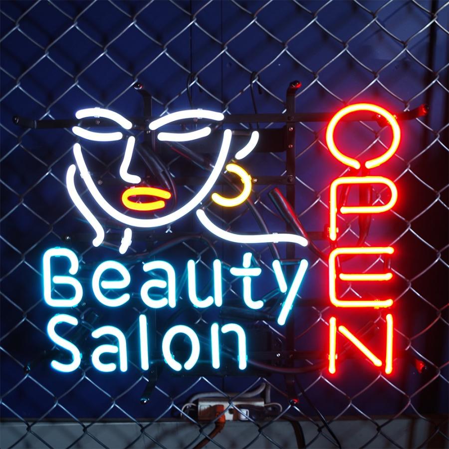 ネオンサイン　ビューティーサロン　BEAUTY　美容室　ネオンライト　ネオン管　SALON　店舗用