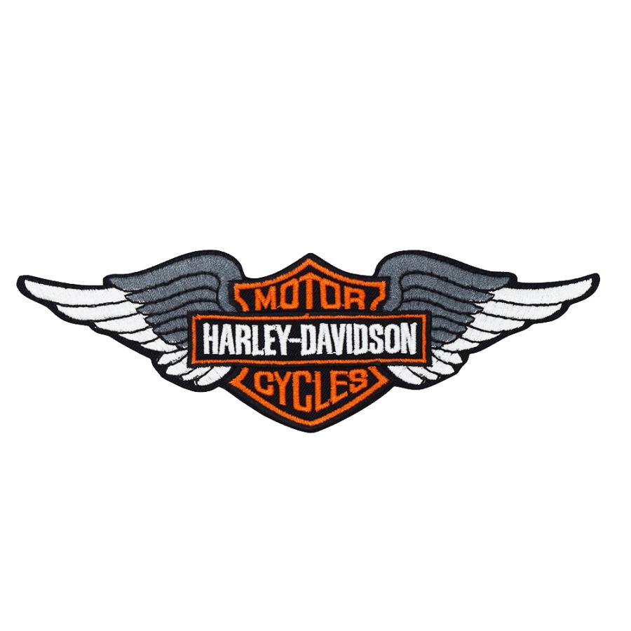ワッペン HARLEY DAVIDSON WING (17x5.5cm) 手芸 モーター