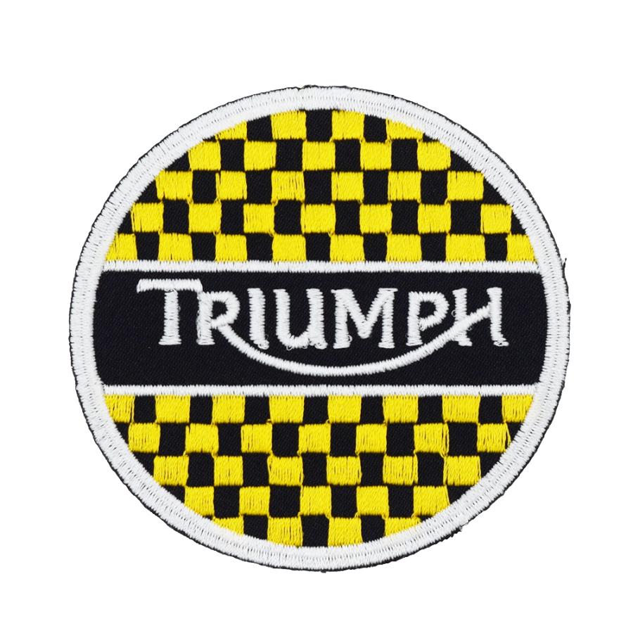 TRIUMPH 丸 レーシング ワッペン #253 トライアンフ 世田谷ベース