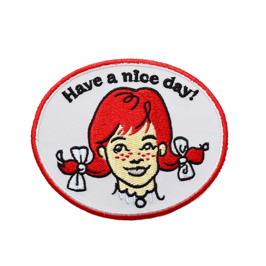 ワッペン #636 Wendy's ウェンディーズ ハンバーガー アメリカン雑貨