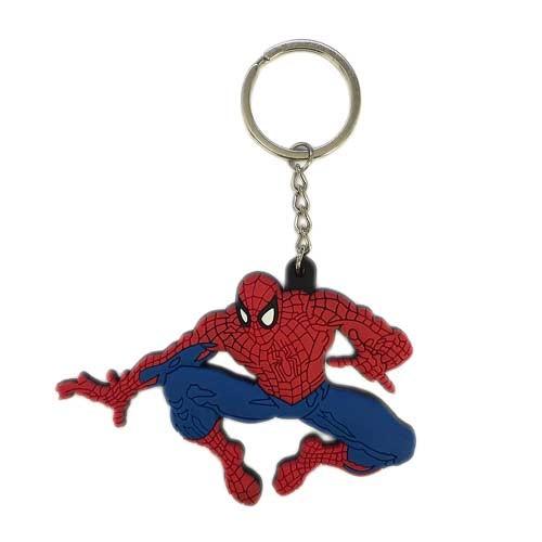 スパイダーマン ラバーキーホルダー SPIDERMAN キーリング アメリカン