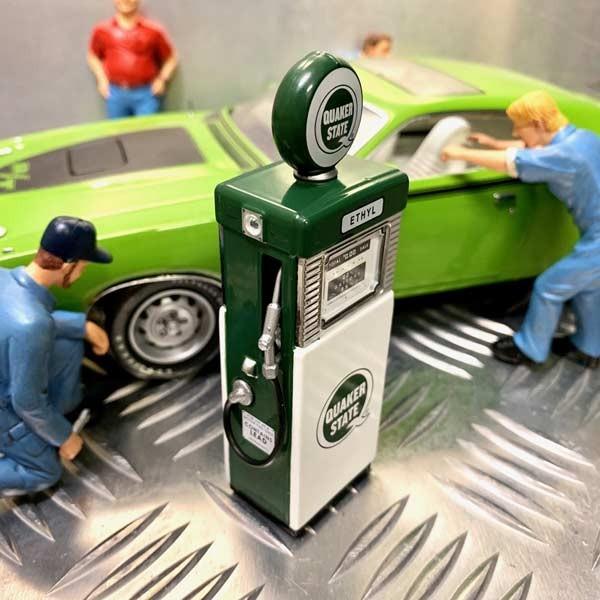 ミニチュア ガスポンプ 1/18 Quaker State クエーカー ステート GAS PUMP ジオラマ ミニカー アメ雑 アメリカン雑貨｜choppers｜04