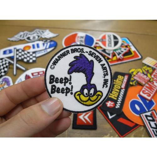 ロードランナー フェイス 丸 レーシング ワッペン 世田谷ベース