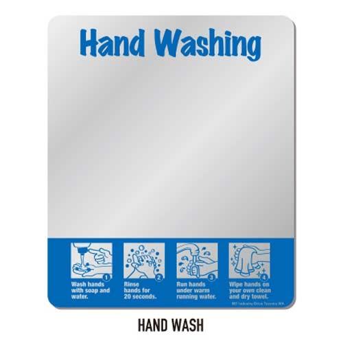 ミラーサイン 手洗い MIRROR SIGN HAND WASH 鏡 看板 ミラー 洗面所 アメリカン雑貨 アメ雑｜choppers
