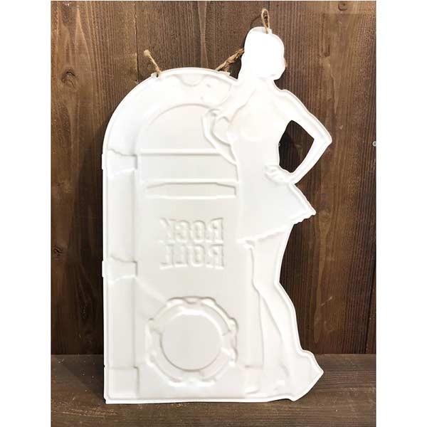 アンティーク風 エンボス プレート サイン ダイカット 看板 JUKE BOX GIRL TIN アメリカン雑貨 アメ雑 |  | 04